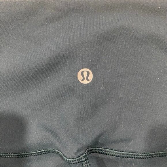 LULULEMON Wunder Under Tech Mesh Leggings 6 Teal Sheer Cutout Athleisure HR Yoga - Picture 5 of 12